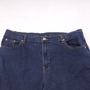 DG2 Casual Button Zip Denim Medium Wash Jeans Womens Size 16 Blue